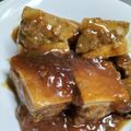 yikar1's cooksnap of when they made 肉あんたっぷり～厚揚げの肉詰め煮.