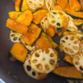 クック1P3ZDN☆'s cooksnap of when they made かぼちゃとれんこんの甘酢炒め.