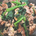 クックGXY3W☆'s cooksnap of when they made 美味★簡単★豚小間肉とほうれん草の炒め物.