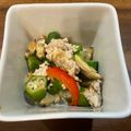 shogopapa's cooksnap of when they made オクラとあさりのにんにく炒め.