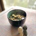 キンプリ's cooksnap of when they made 茄子.小松菜.油揚げ.舞茸.玉葱の味噌汁.