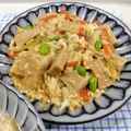 在宅勤務のおじさん's cooksnap of when they made 高野豆腐と人参の玉子とじ.