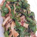 mini39's cooksnap of when they made 和食の副菜☆ちくわとピーマンの塩昆布炒め.