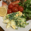 クックHDP0M2☆'s cooksnap of when they made 菜花とササミとゆで卵のマヨネーズ合え.