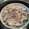 noaren's cooksnap of when they made レタス、もやしと蒸し豚.