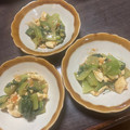 はぴはぴ005's cooksnap of when they made 低糖質☆青梗菜と卵のオイマヨサラダ.