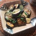ふか谷's cooksnap of when they made ナスの大葉ポン酢焼き.
