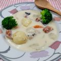 在宅勤務のおじさん's cooksnap of when they made クリームシチュー（市販ルー活用）.