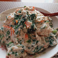 ひっこ's cooksnap of when they made 簡単☆具だくさん春菊の白和え♪やみつき.