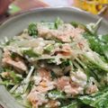 さむさん's cooksnap of when they made 【楽めし】鮭フレークと豆腐と水菜のサラダ.