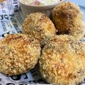 はむころちゃん's cooksnap of when they made 惣菜屋さんの牛スジコロッケを真似てみた。.