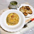 みぽぽ37's cooksnap of when they made 海苔明太ふりかけで簡単チャーハン.
