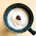 いなばっくす☆'s cooksnap of when they made 黒豆茶ラテwith黒蜜.