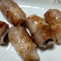 monjimari's cooksnap of when they made 深谷ねぎの豚バラ巻き甘辛炒め.