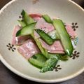 ぽてと's cooksnap of when they made きゅうりと玉ねぎとハムのマリネ風サラダ.