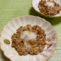 ビートルズ食堂's cooksnap of when they made 塩麹オリーブオイル納豆にわさびを添えて♡.