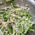 コロどろっぷ's cooksnap of when they made 簡単水菜と納豆の白和えサラダ.