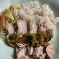 塩かまん's cooksnap of when they made 炊飯器で簡単お手軽手抜きカオマンガイ.