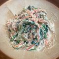 やよい・M's cooksnap of when they made めんつゆで簡単♪ほうれん草の白和え.