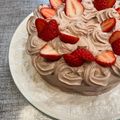 Qaya's cooksnap of when they made 苺のチョコレートショートケーキ.