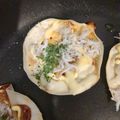 みにつん☆'s cooksnap of when they made 簡単しらすマヨの和風☆餃子の皮ピザ.