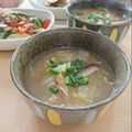 イベ長's cooksnap of when they made 基本！白菜、きのこ、油揚げのお味噌汁.