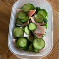 みるく茶's cooksnap of when they made きゅうりと玉ねぎとハムのマリネ風サラダ.