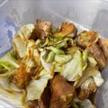 しみず's cooksnap of when they made 春キャベツと筍と鶏もも肉の甘辛炒め煮.