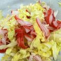なーなちゃん's cooksnap of when they made お弁当に♪千切りキャベツとカニカマ和え.
