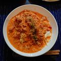 ちーず♡'s cooksnap of when they made 絶品☆蟹のトマトクリームパスタ〜蟹缶で〜.