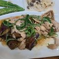 ポニーリボン's cooksnap of when they made 大葉たっぷり♪♪豚こまと茄子の生姜焼き.