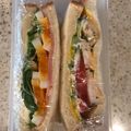 かずくん☆'s cooksnap of when they made サラダチキンときゅうりのサンドイッチ.