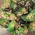 マトリョーシカ1号's cooksnap of when they made オクラ塩昆布炒め.