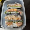 lucky2000's cooksnap of when they made ❀握らないおにぎり☆簡単☆おにぎらず❀.