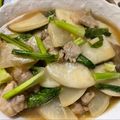 愛とココ's cooksnap of when they made 豚肉とカブ炒め煮.