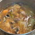 saki1010's cooksnap of when they made 海鮮キムチ鍋.