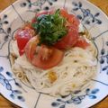 ナンキンハゼ's cooksnap of when they made トマツナそうめん.