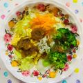 チェックのミニくま's cooksnap of when they made サラダにちょこっとシラス(*^^*).
