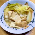 クックR76YBK☆'s cooksnap of when they made キャベツと厚揚げの含め煮.