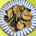 きゃんでぃ×2's cooksnap of when they made めちゃ旨！ナスとニンニクの芽の味噌炒め.