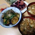よちりん's cooksnap of when they made 貧乏バンザイ！なすの照り焼き丼.