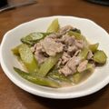 熟成ボルドー山菜庵's cooksnap of when they made ウドと豚バラ肉の味噌炒め*.