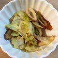 こーやんたん's cooksnap of when they made ちくわとキャベツ炒め.