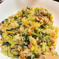 shapest's cooksnap of when they made ☆簡単☆小松菜とベーコンのコク旨炒飯.