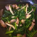 るいるいキッチン's cooksnap of when they made ☆ほうれん草とベーコンのバター醤油炒め☆.
