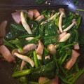 るいるいキッチン's cooksnap of when they made ☆ほうれん草とベーコンのバター醤油炒め☆.