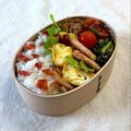 かっちゃん杉's cooksnap of when they made お弁当に♪白と黄色のマダラな玉子焼き.