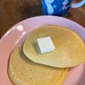 nanoce38's cooksnap of when they made 重曹で！簡単で優しい味のホットケーキ.