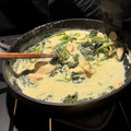 クックQ5WAQH☆'s cooksnap of when they made ほうれん草と鶏胸肉のクリーム炒め.