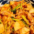 kose's cooksnap of when they made かぶと豚肉のピリ辛炒め.